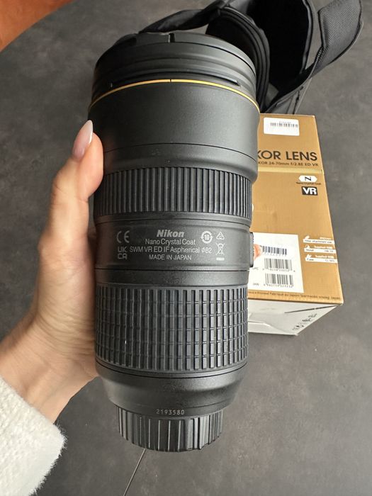 Обʼєктив Nikon Nikkor AF-S 24-70 mm f/2,8E ED VR