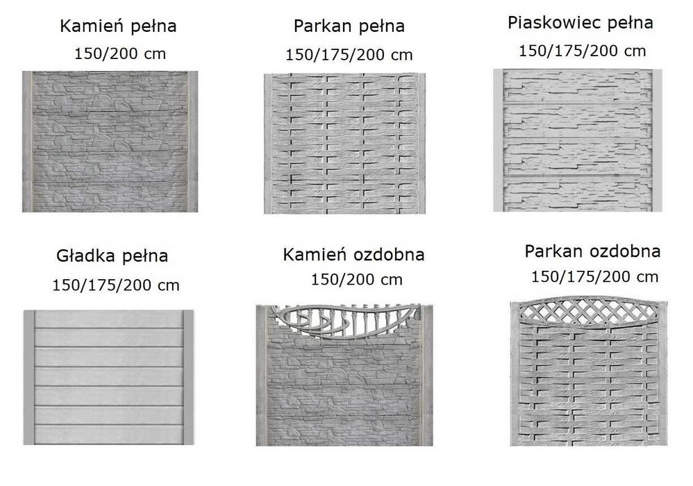 Ogrodzenie betonowe z montażem - Producent - ogrodzenia