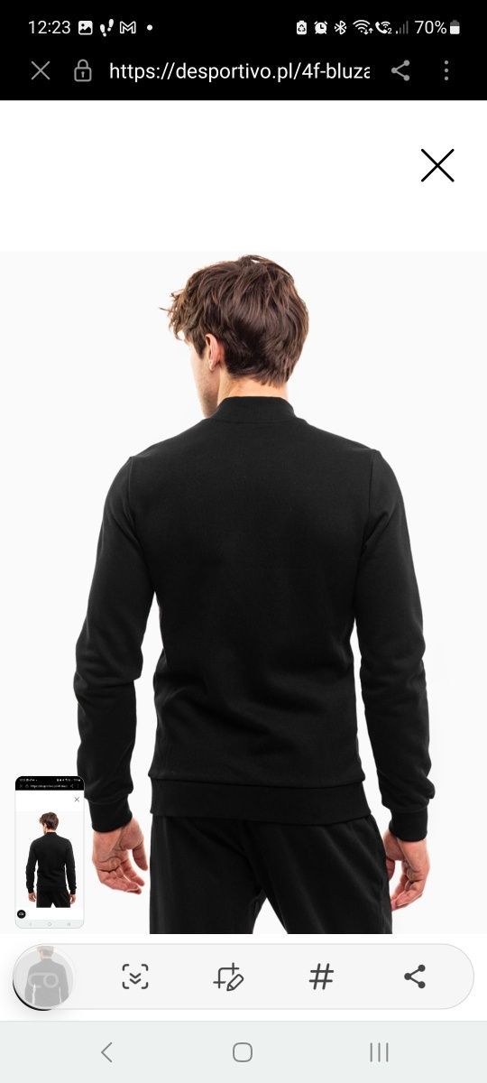 Bluza 4f męska regular fit