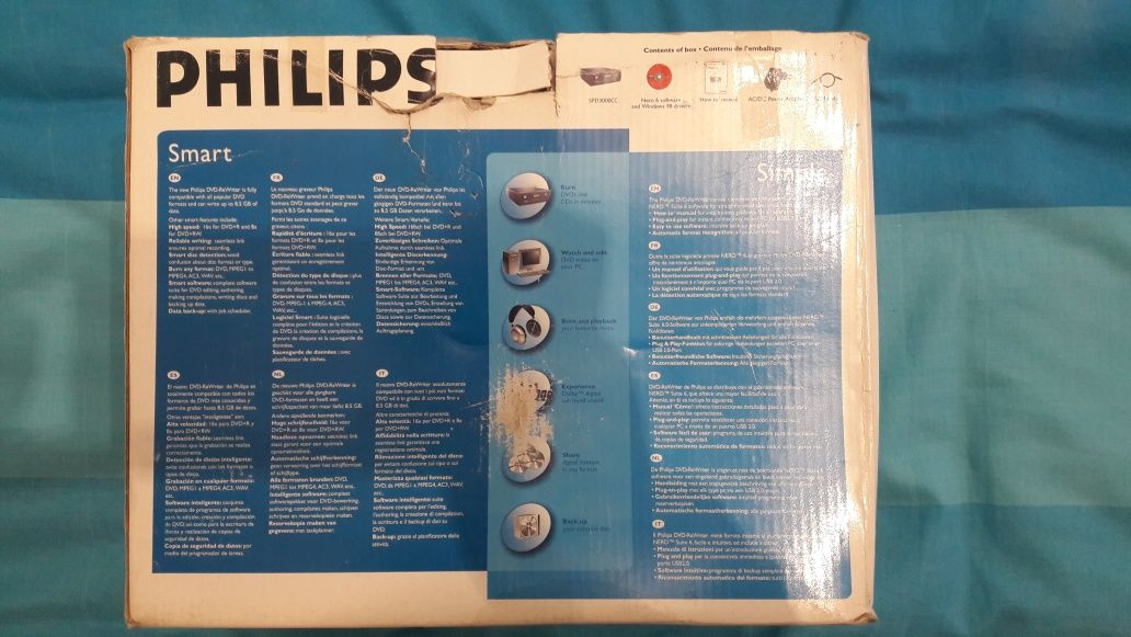 Gravador cds Externo Philips