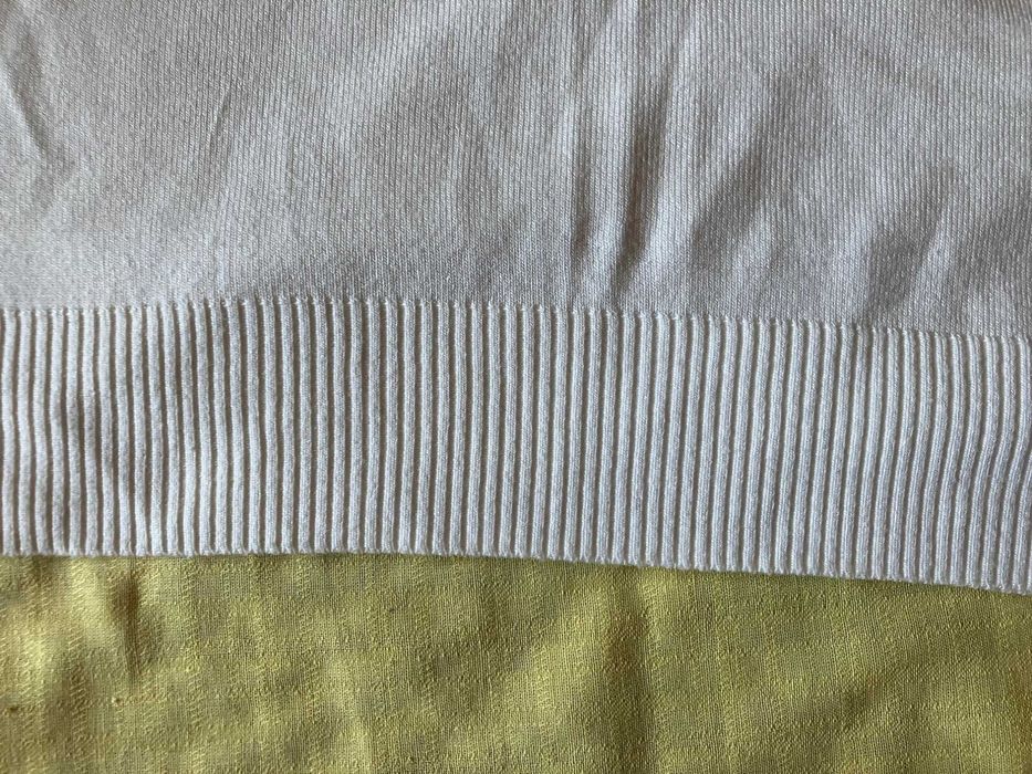 Biała, zimowa sukienka/ tunika, roz. 38- 40