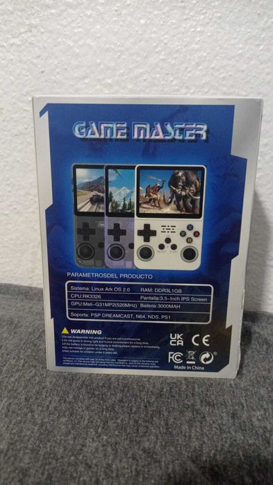 Consola Portátil R36 - Game Master - Roxo - Nova!!