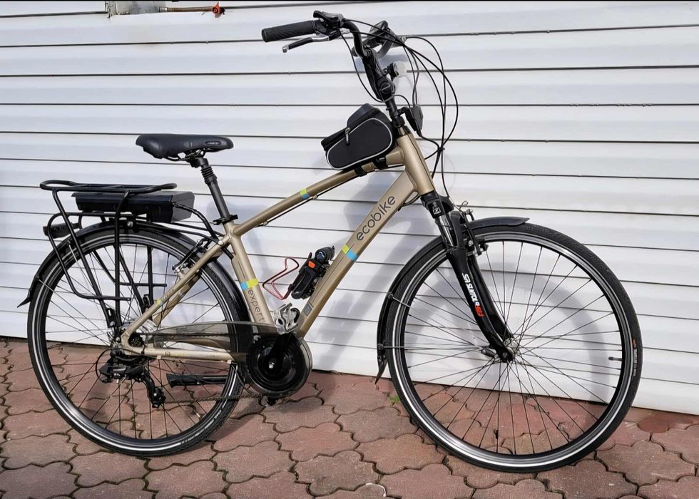 ECOBIKE Rower elektryczny stan BDB Nowa Bateria 14AH