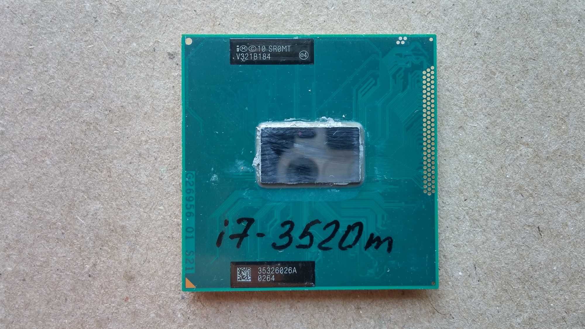 мобильные процессоры socket G2 Intel Core i5-3360m (i5-520m, i7-3520m)