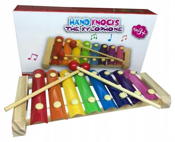 Cymbałki drewniane edukacyjne NOWE