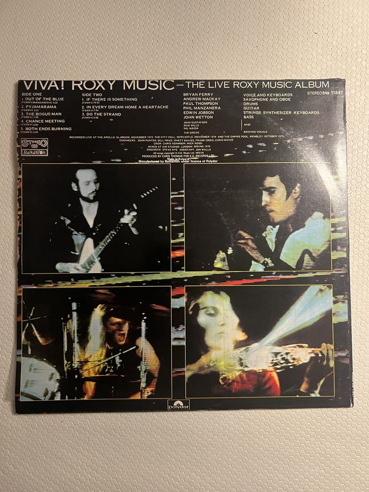 Roxy Music - Viva LP