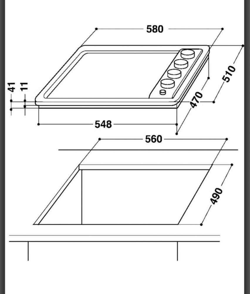 Elektryczna płyta do gotowania Whirlpool AKM 330 IX INOX Uźywane