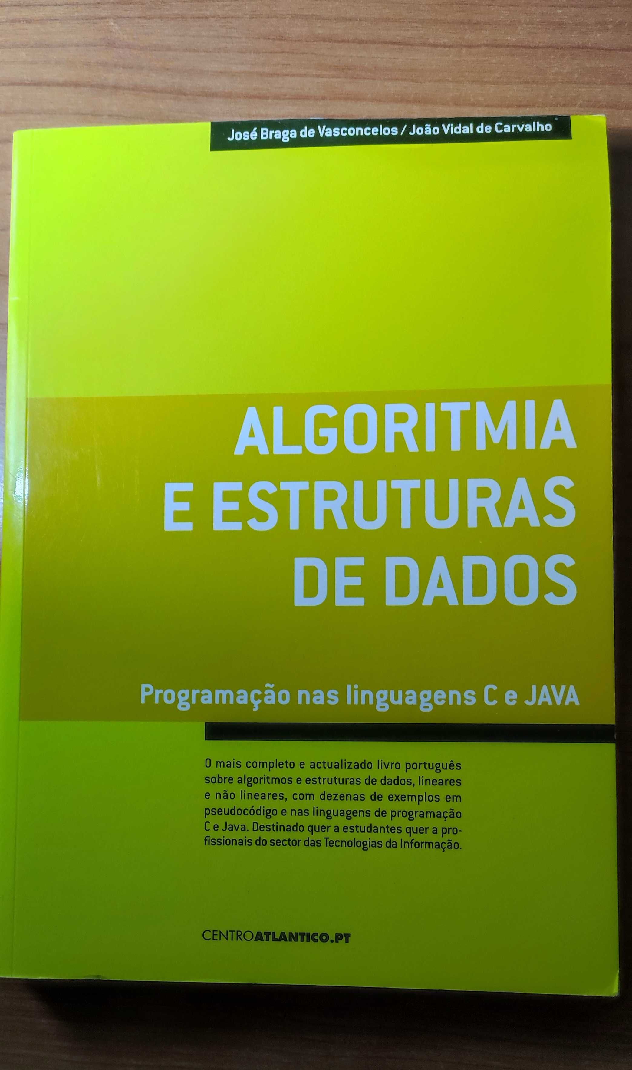 Livro "Algoritmia e estruturas de dados"