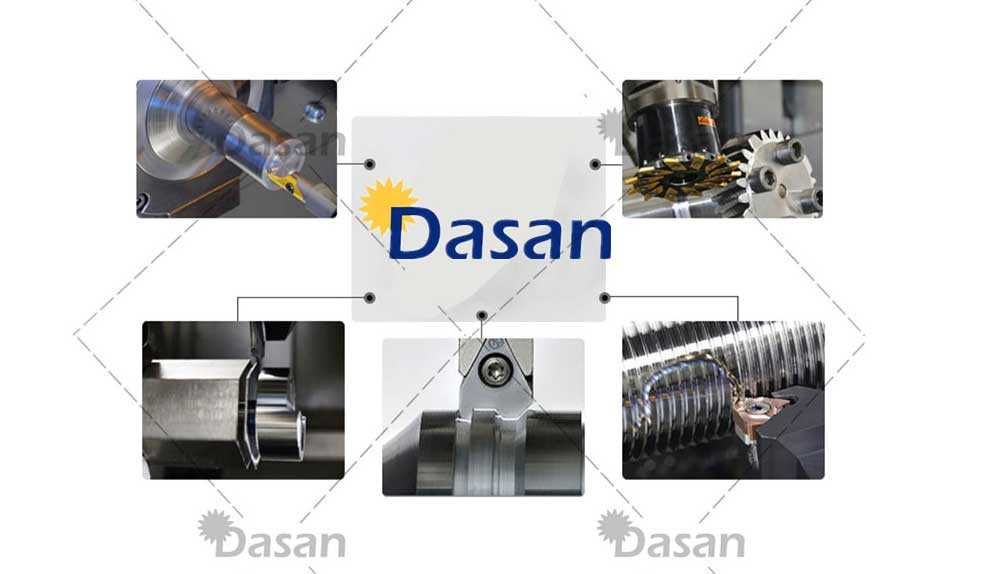 Токарные пластины отрезные 10 шт DASAN MGMN150-G DM9030 ширина 1.5 мм