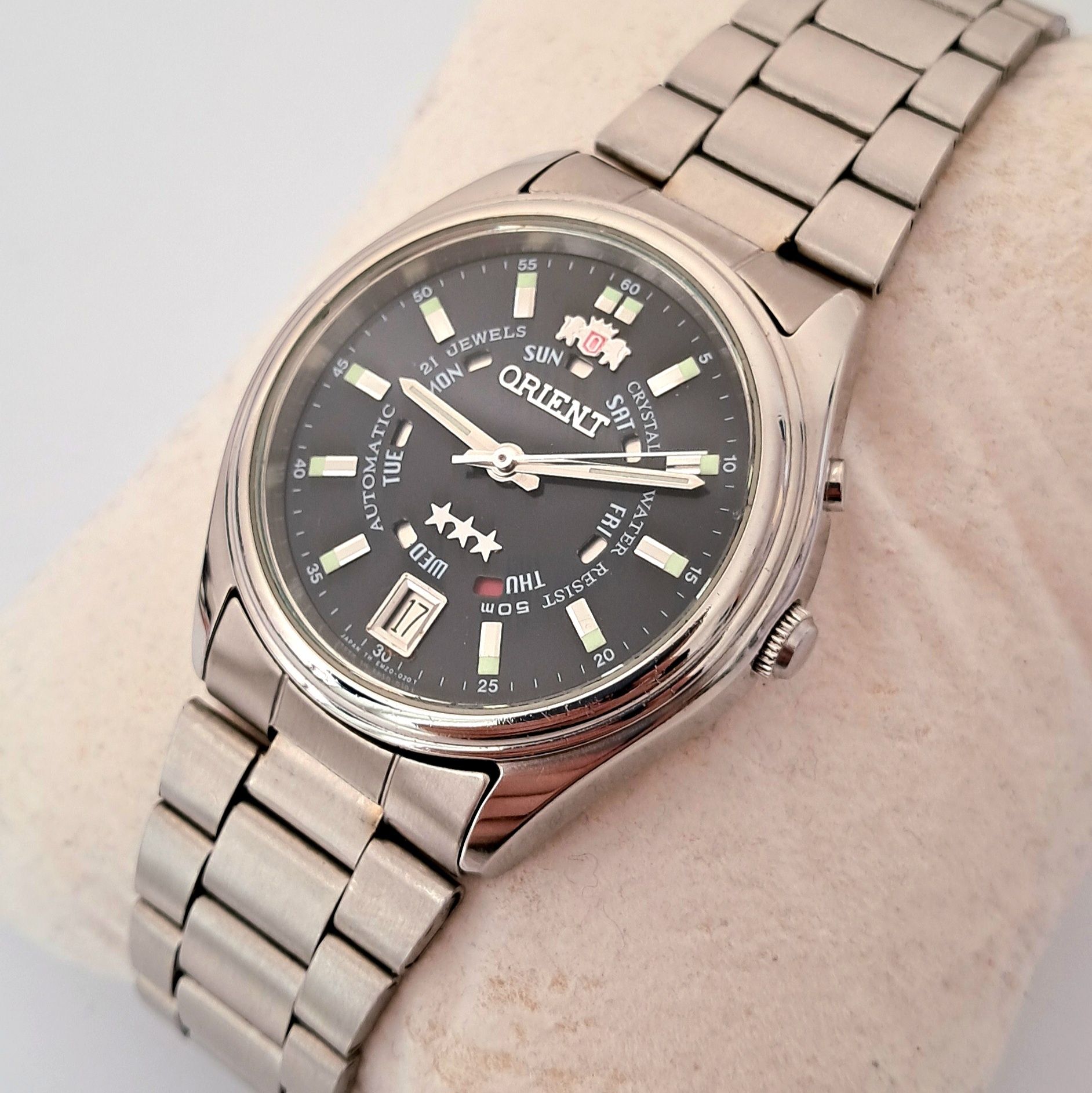 Orient 3 Star Automatic Black Dial