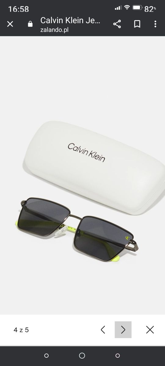 Nowe okulary przeciwsłoneczne Calvin Klein