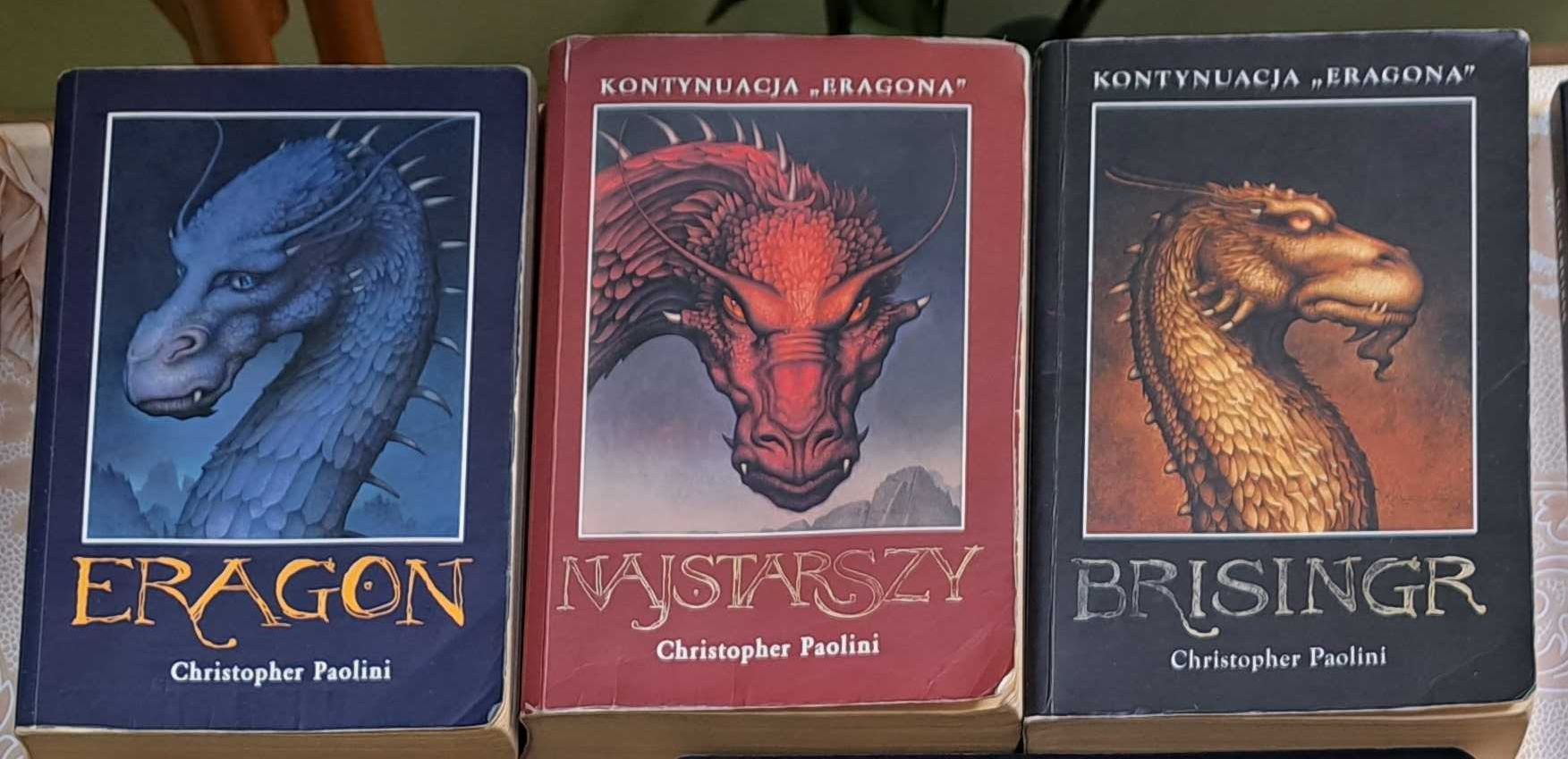 Eragon Paolini Najstarszy Brisingr cykl Dziedzictwo 3 księgi zestaw