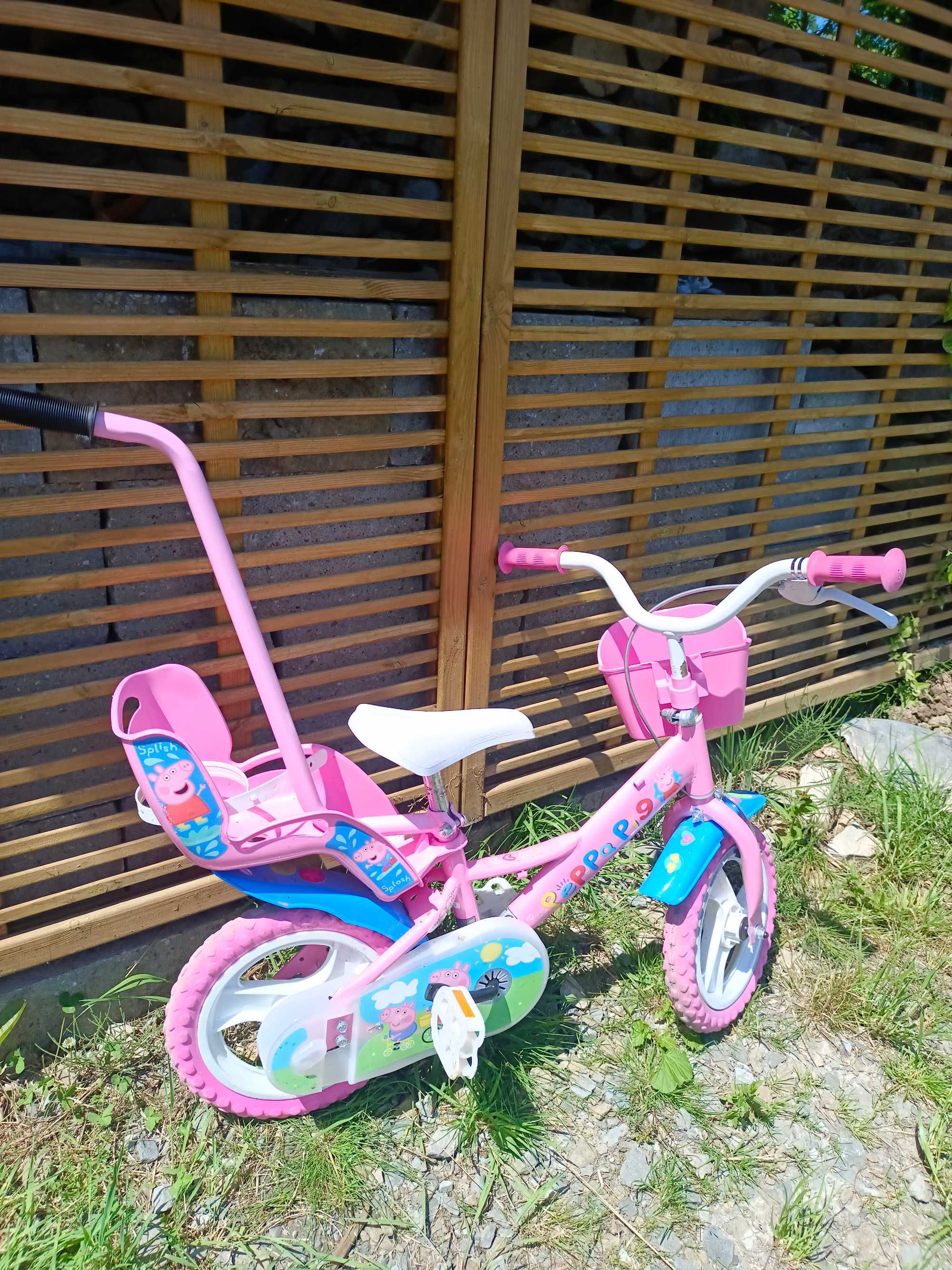 Rowerek 12 cali Peppa kółka boczne