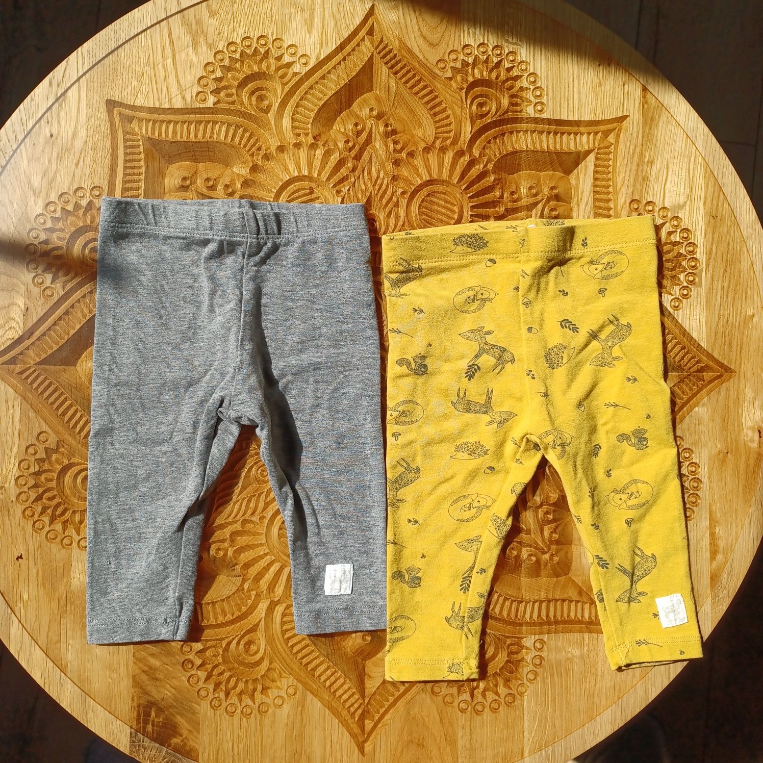 Legginsy niemowlęce 62 jak NOWE