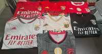 Camisolas Benfica (várias épocas)