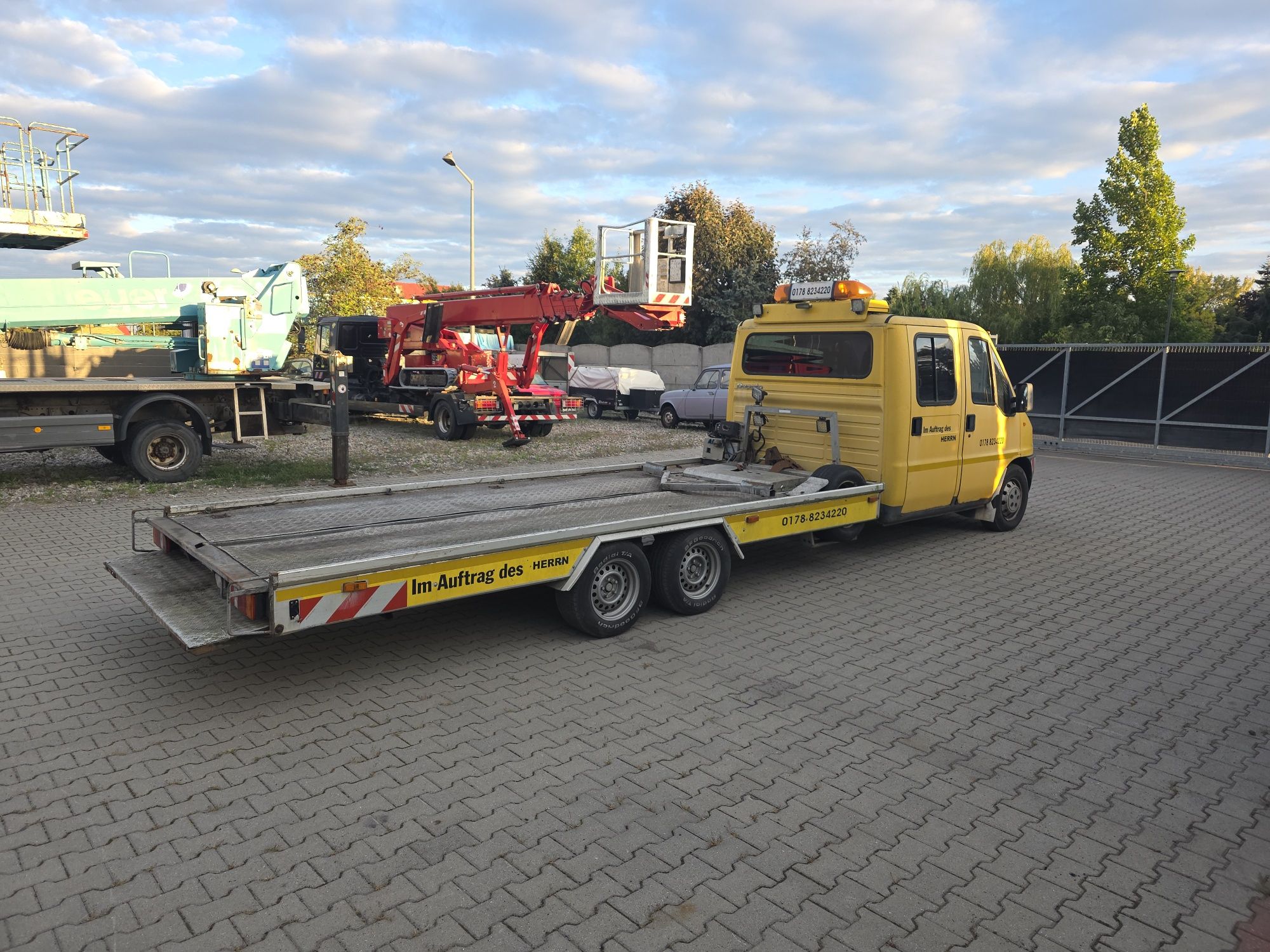 Pomoc drogowa najazd Adac algema fiat Ducato 2.5tdi