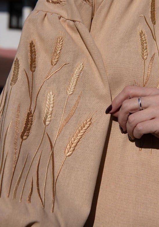 Вишиванка нова, великий розмір, натуральний льон