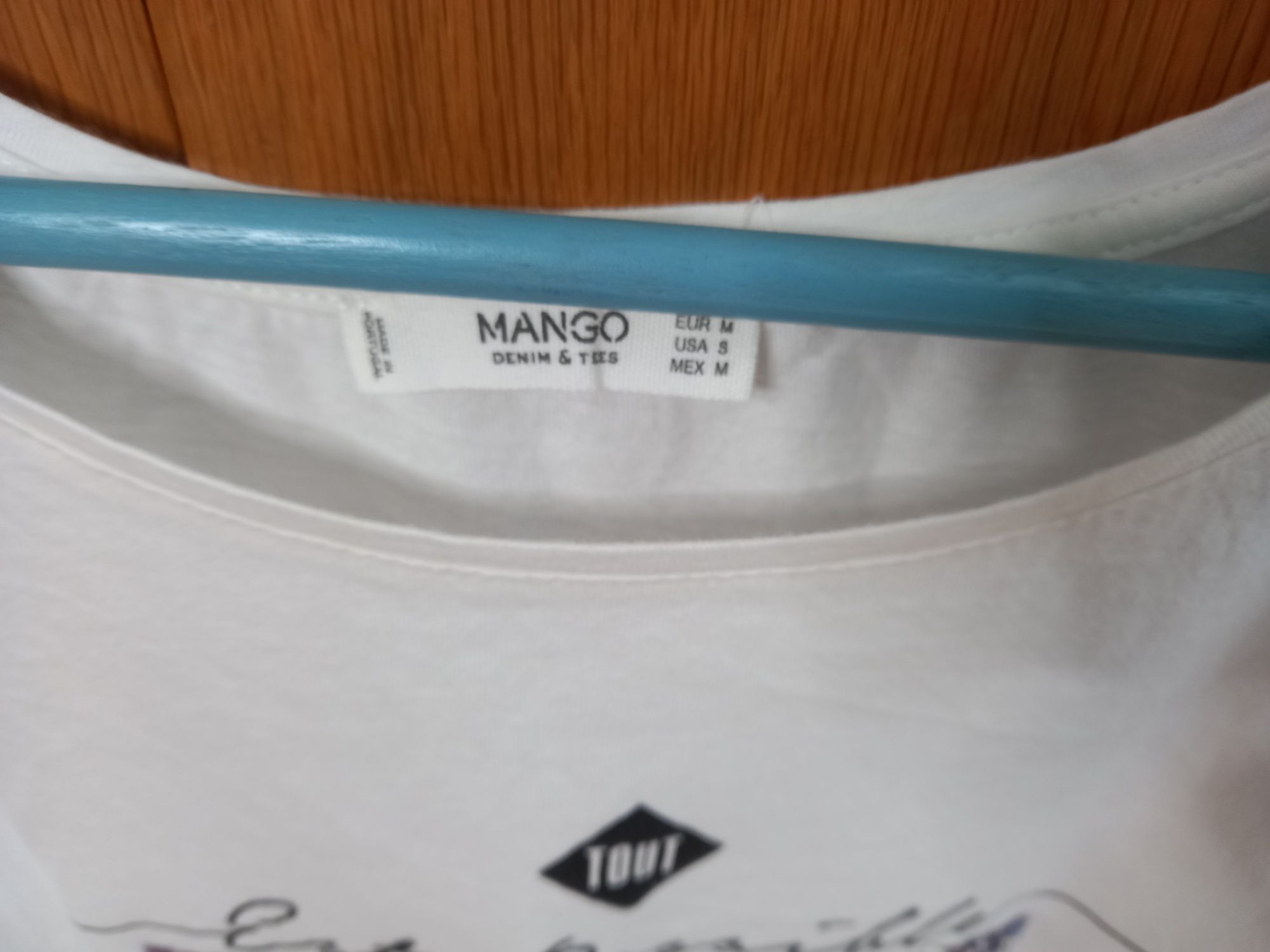 T-shirt Mango com Apontamento