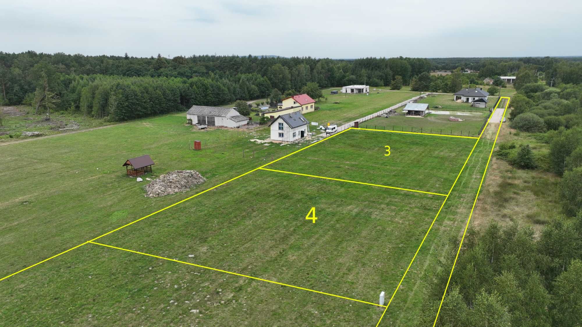 Działka budowlana Kluki - Osina -  WZ 1865m2