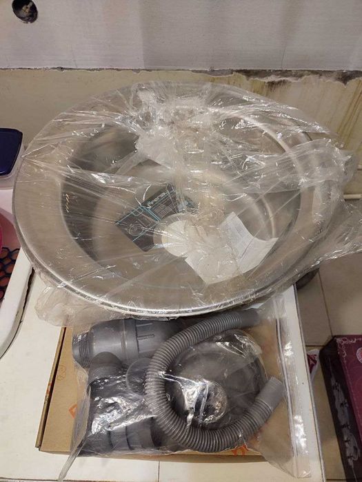 Мойка кухонная Imperial с сифоном и смесителем