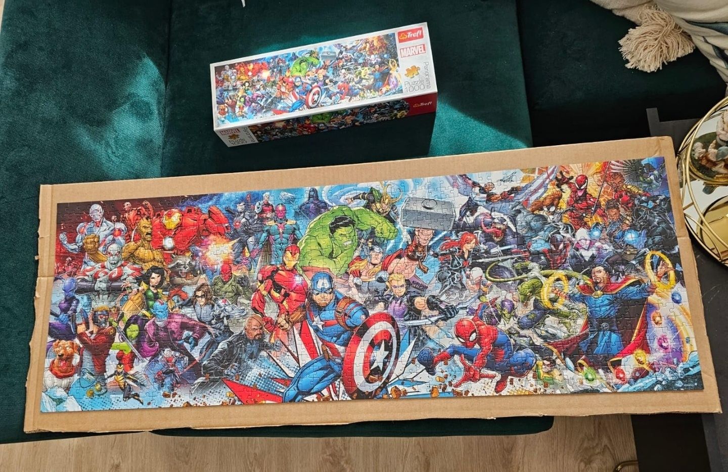 Puzzle Panorâmico - Marvel 1000 peças