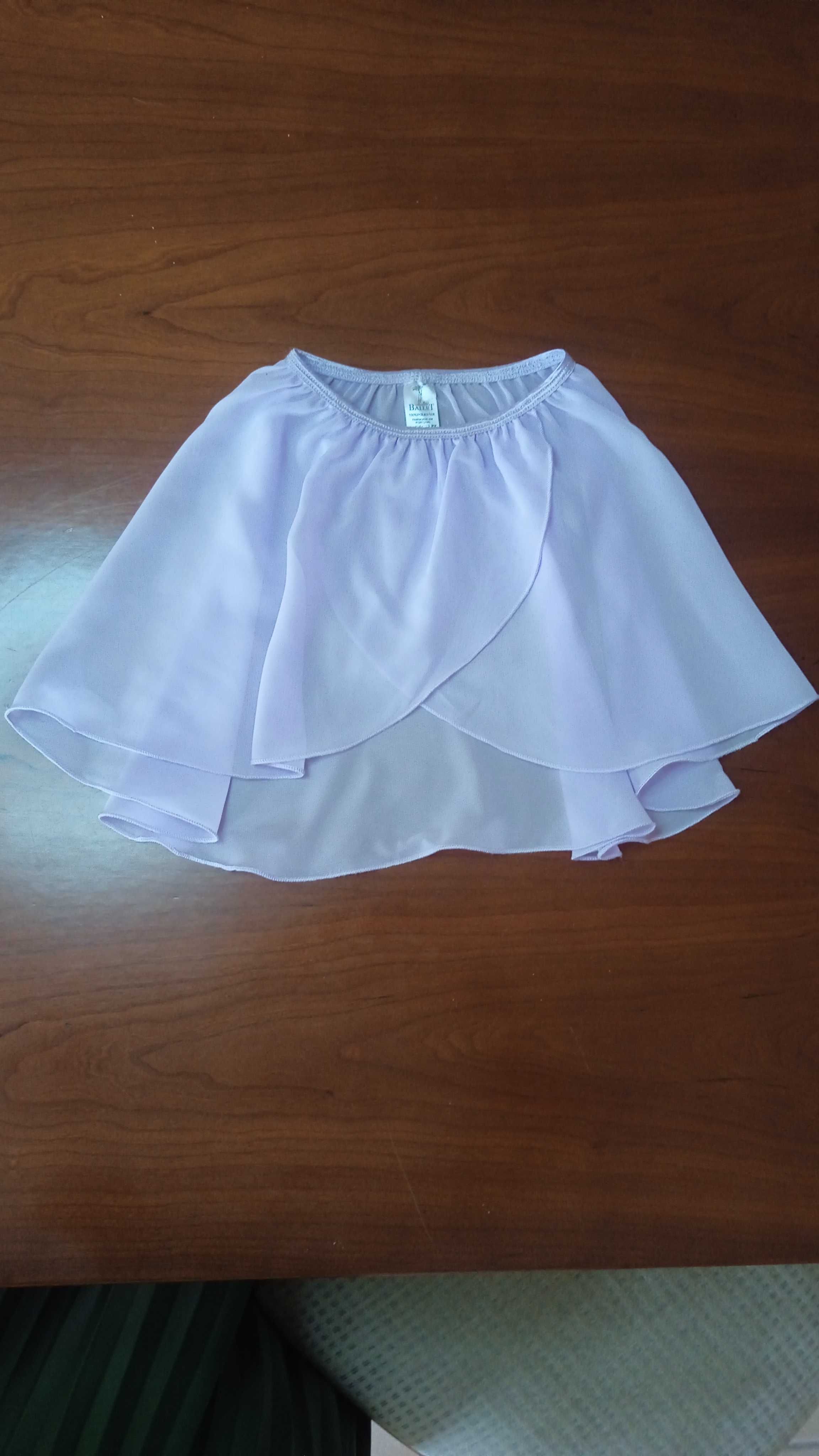 Maillot de ballet e saia menina lilás