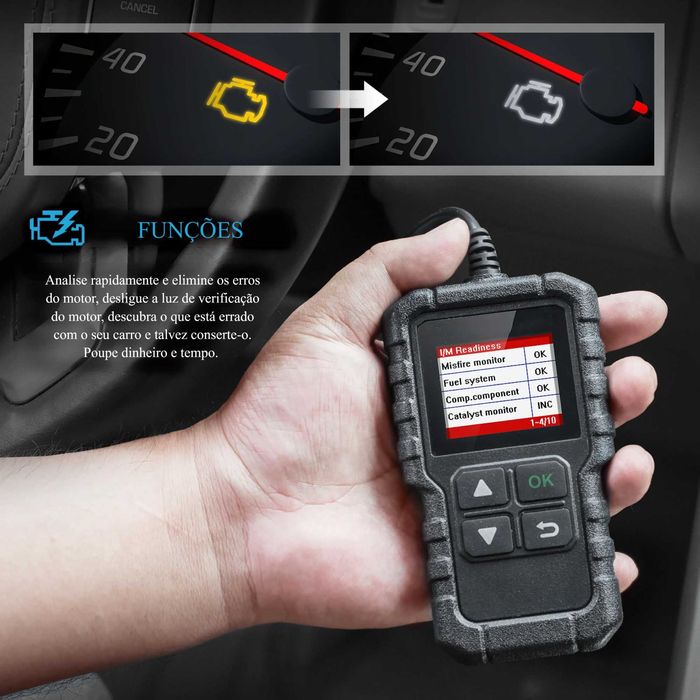 Scanner Automotivo / Diagnóstico Profissional OBD2