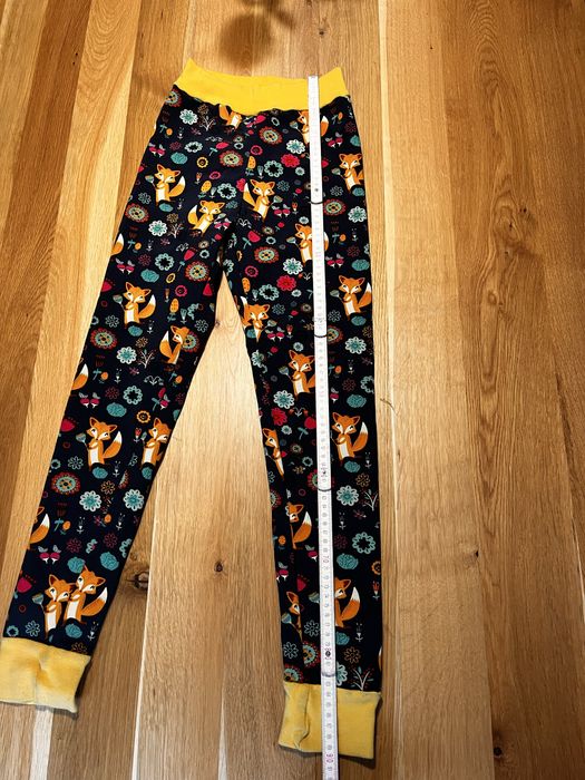 Spodnie softshellowe ocieplane w liski dla dziewczynki