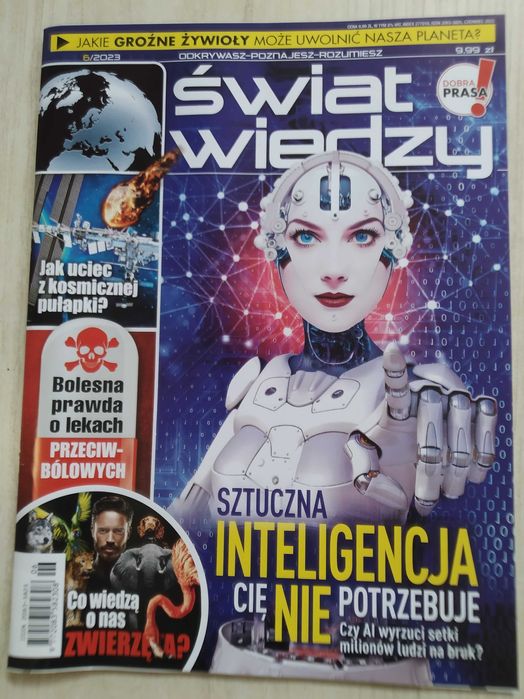 Czasopismo popularnonaukowe "Świat Wiedzy" nr 6/2023
