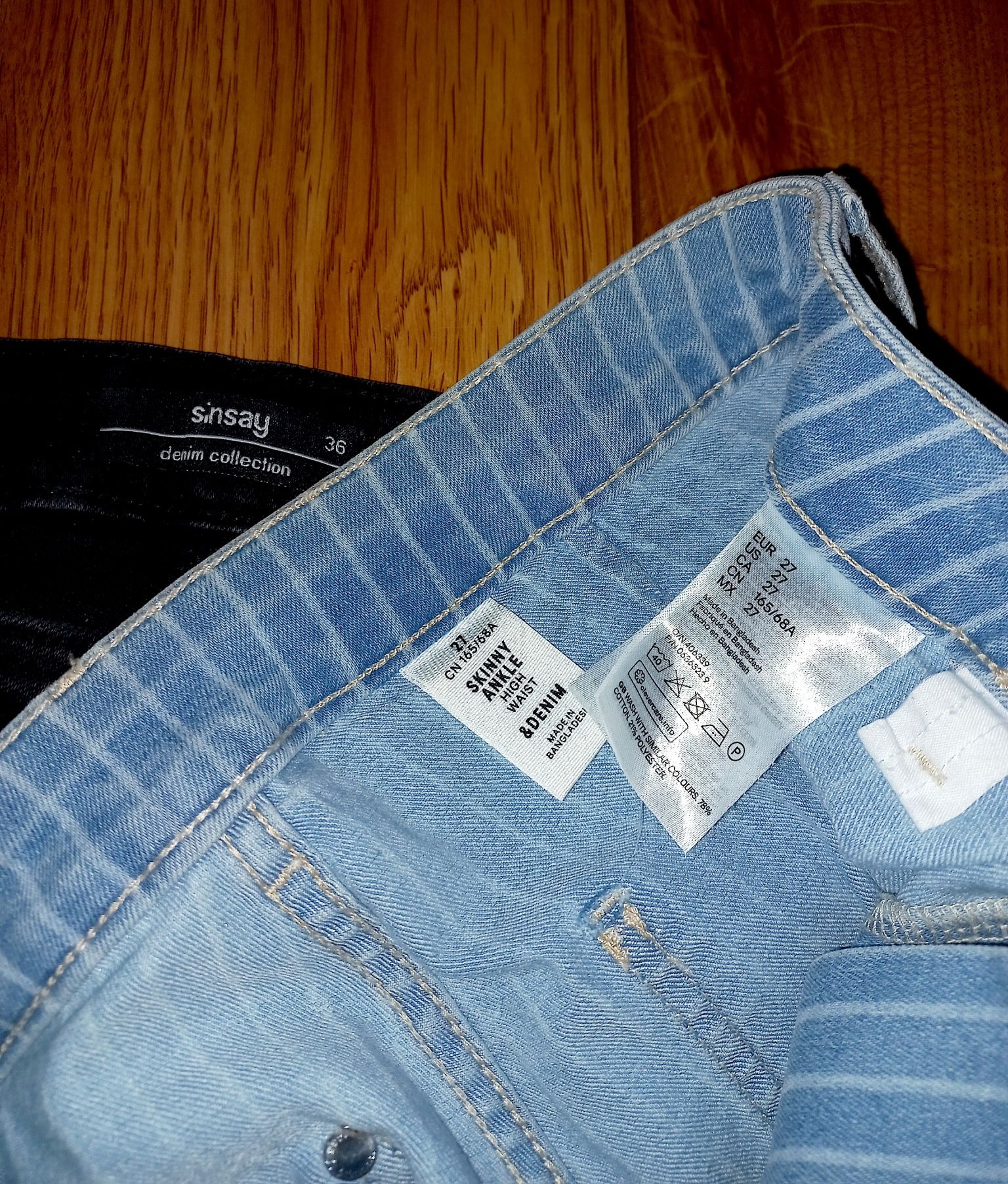 HM jeansy spodnie S spodenki 27 Sinsay