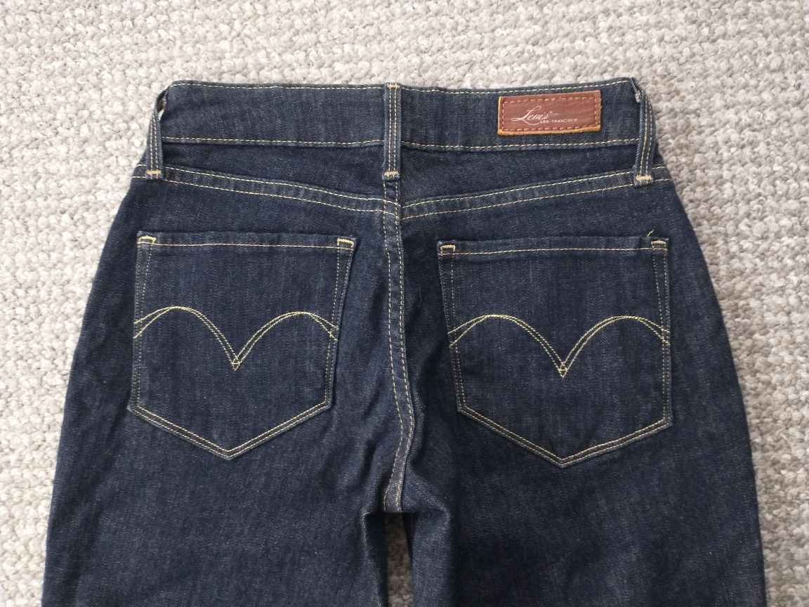 NOWE Spodnie spodenki jeansowe dziewczęce LEVIS  skinny 152/164