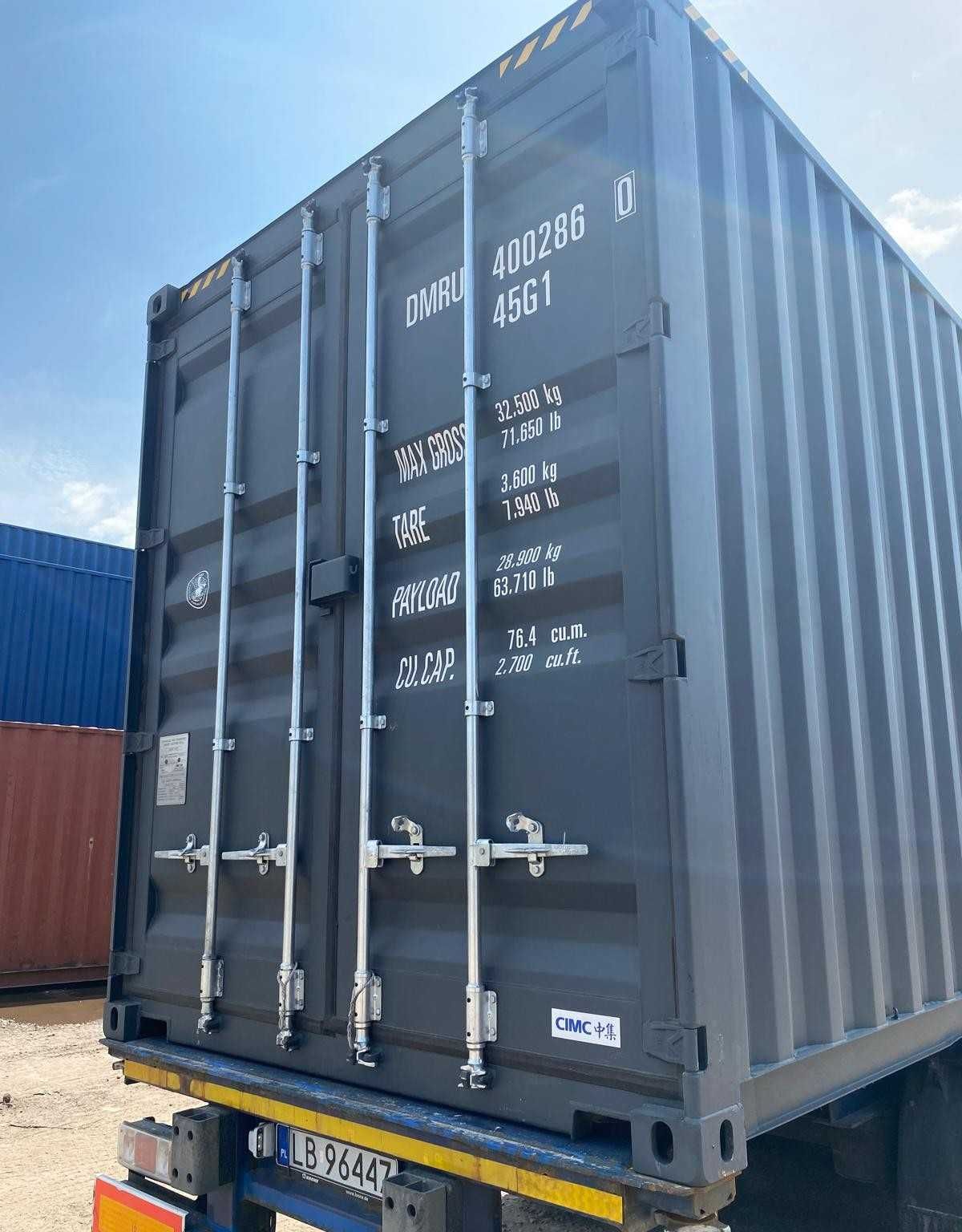 Kontener magazynowy morski 12m/40'HC / NOWY