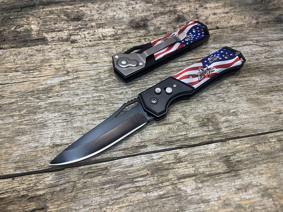 Нож выкидной автоматический раскладной складной выкидуха код 75-2