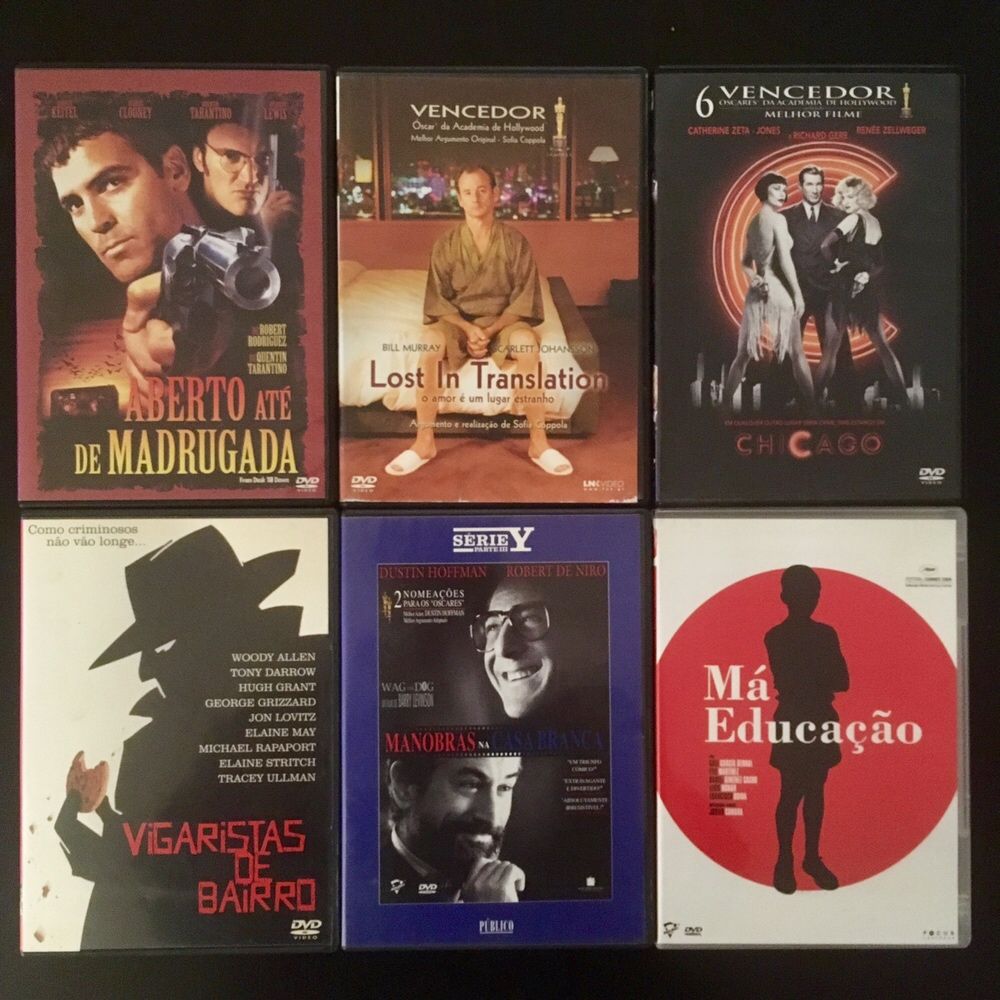 DVD vários filmes