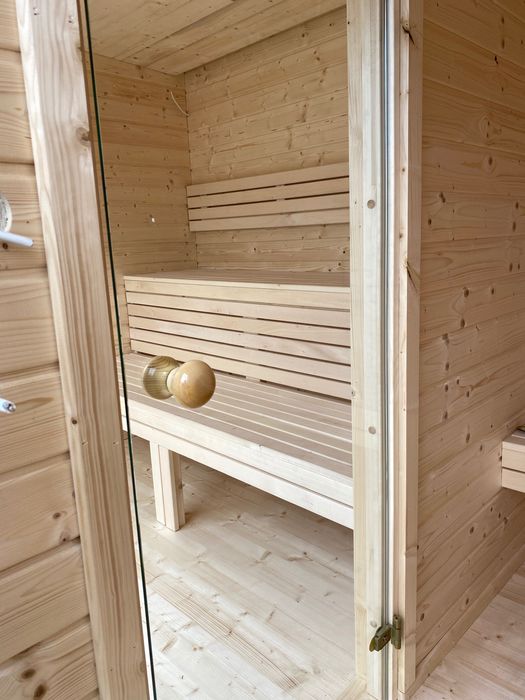Sauna ogrodowa kostka
