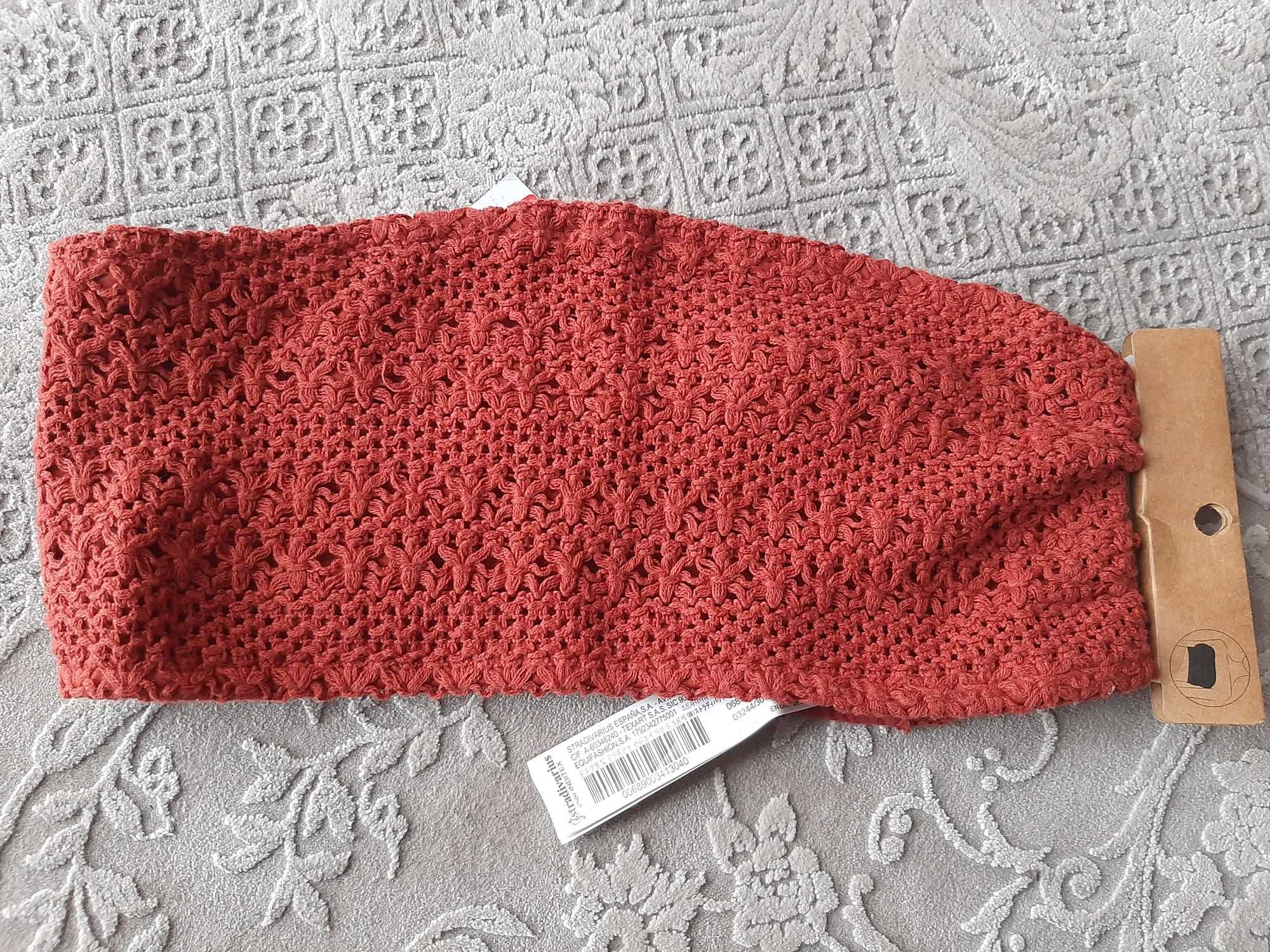 Top stanik bardotka crop top