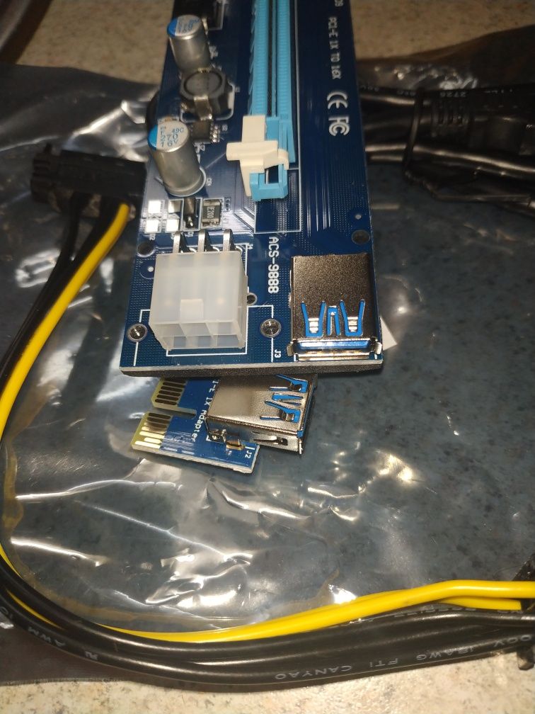 Райзер PCI-E 1X TO 16X
