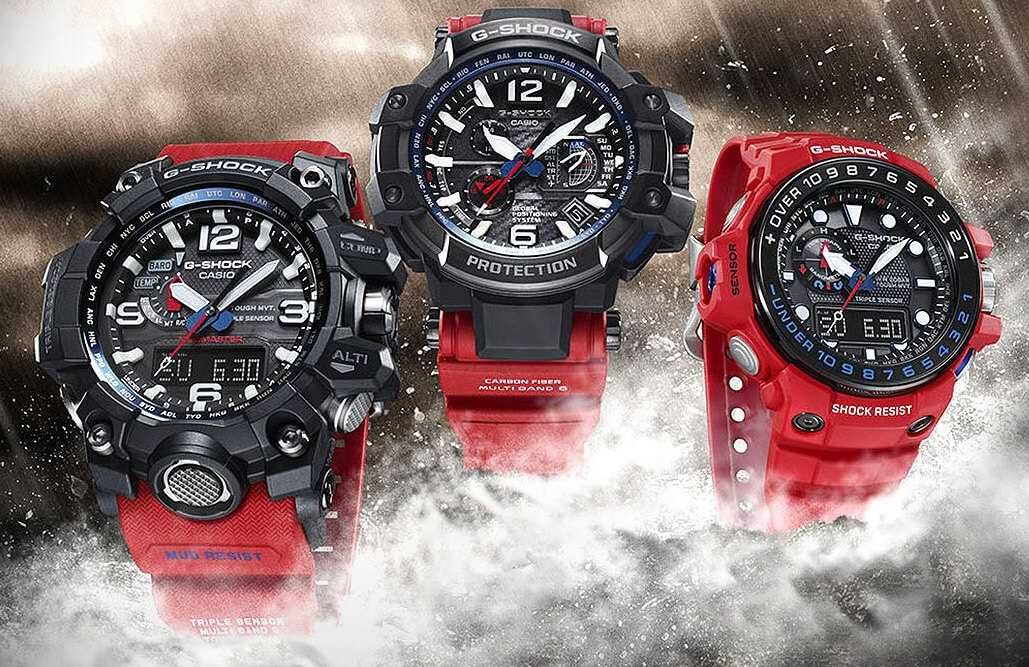 Zegarek CASIO GWN-1000RD-4AER GULFMASTER super funkcjonalność