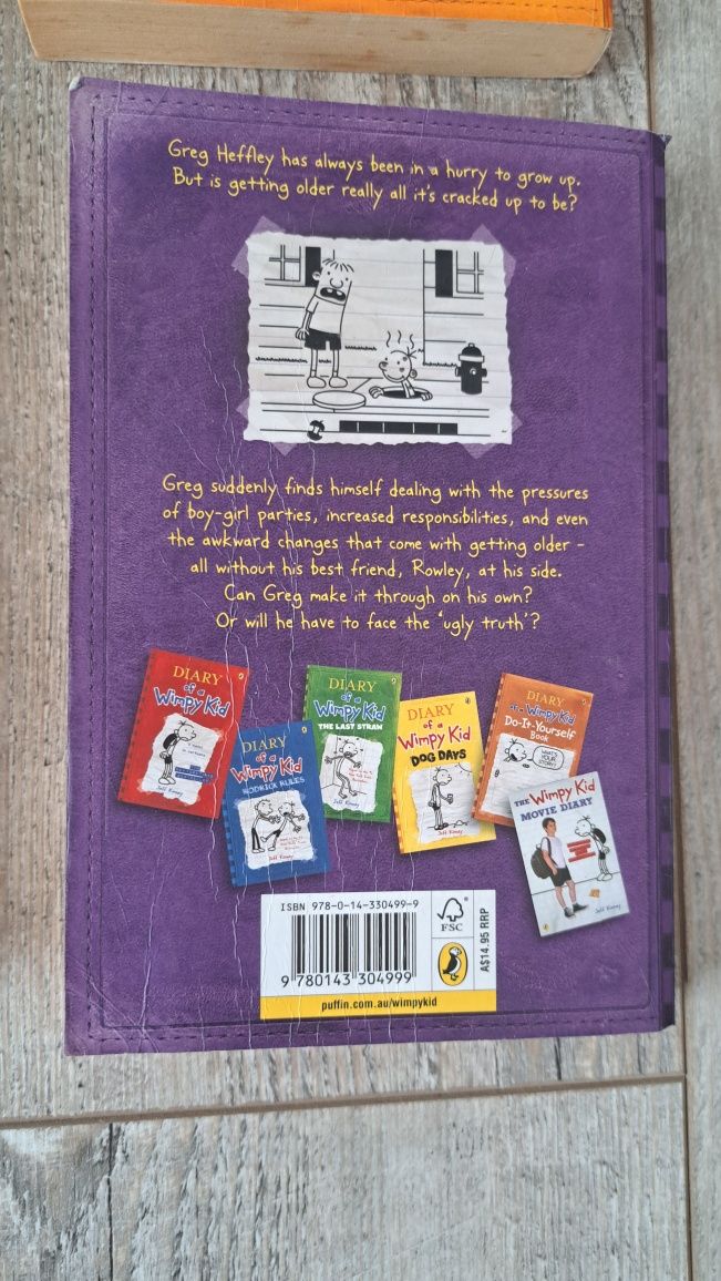 Diary of a Wimpy Kid Dzienniczek Cwaniaczka po angielsku 4 tomy
