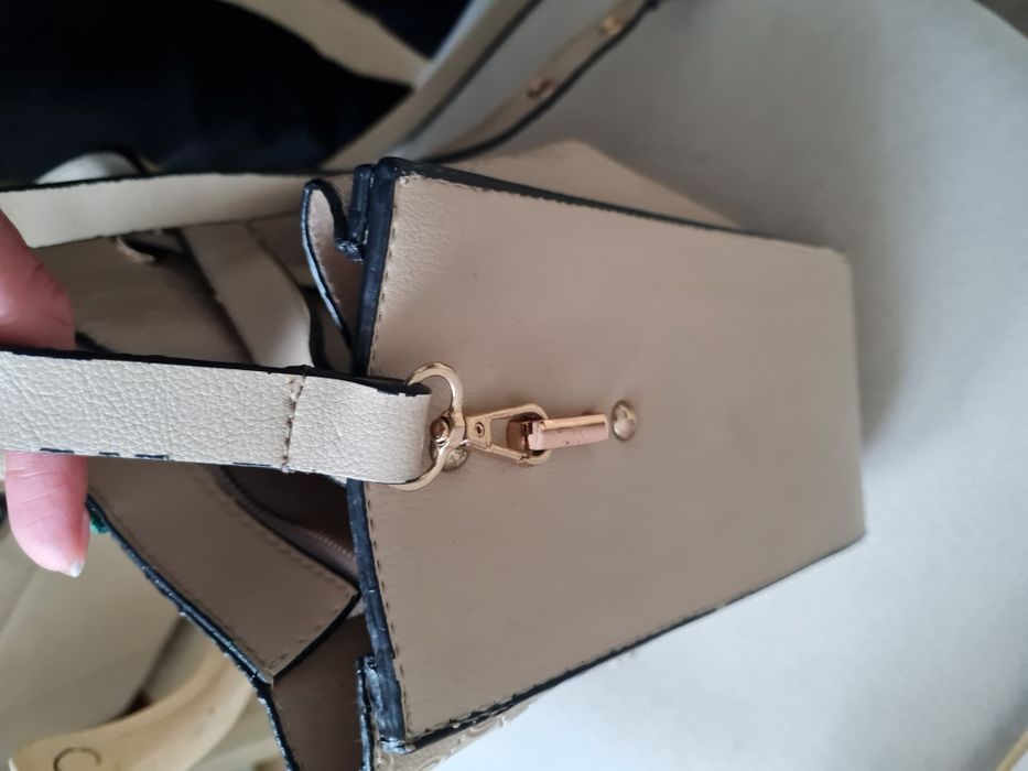 Torebka beżowa ekoskóra Gucci