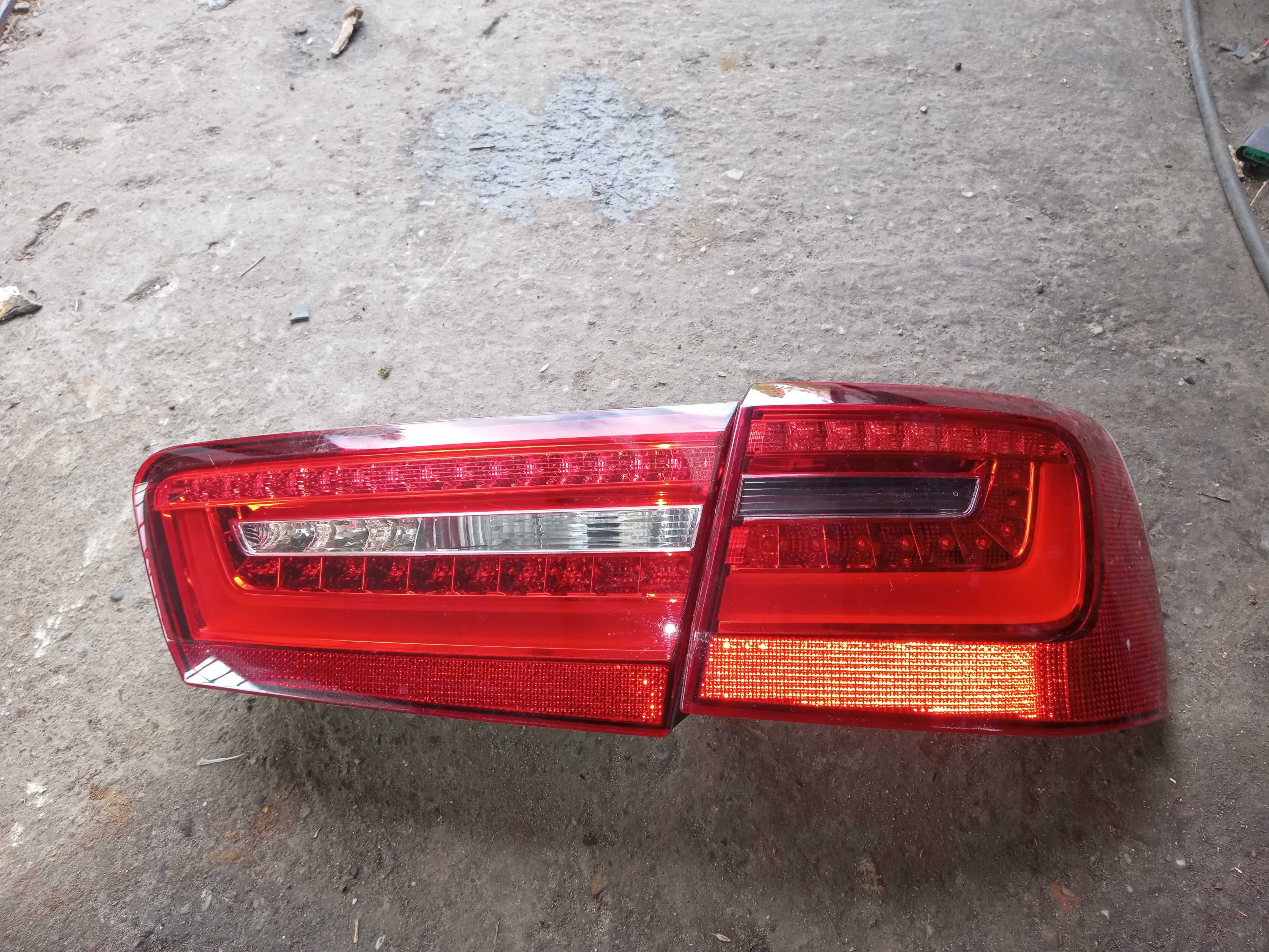 Audi A6 C7 lampy LED tylne