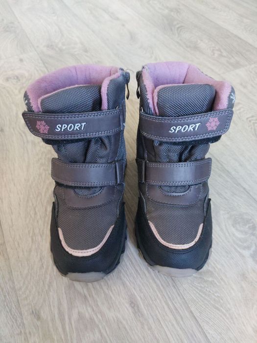 Термо сапоги на девочку 32 р-20,5