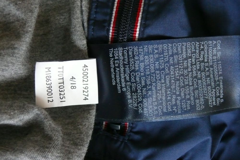 OKAZJA Kurtka  bomberka  Tommy Hilfiger Harrington  48 / M  oryginalna
