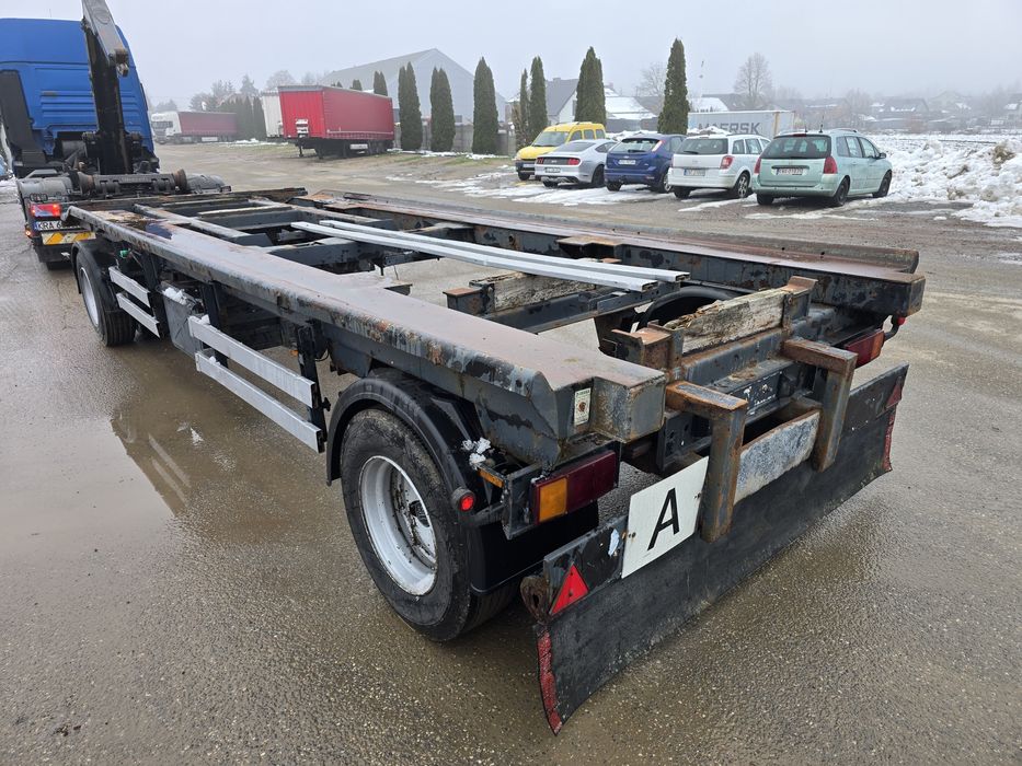 Przyczepa Huffermann 18.65 do Hakowca 19,5 RESOR BLIŹNIAK platforma