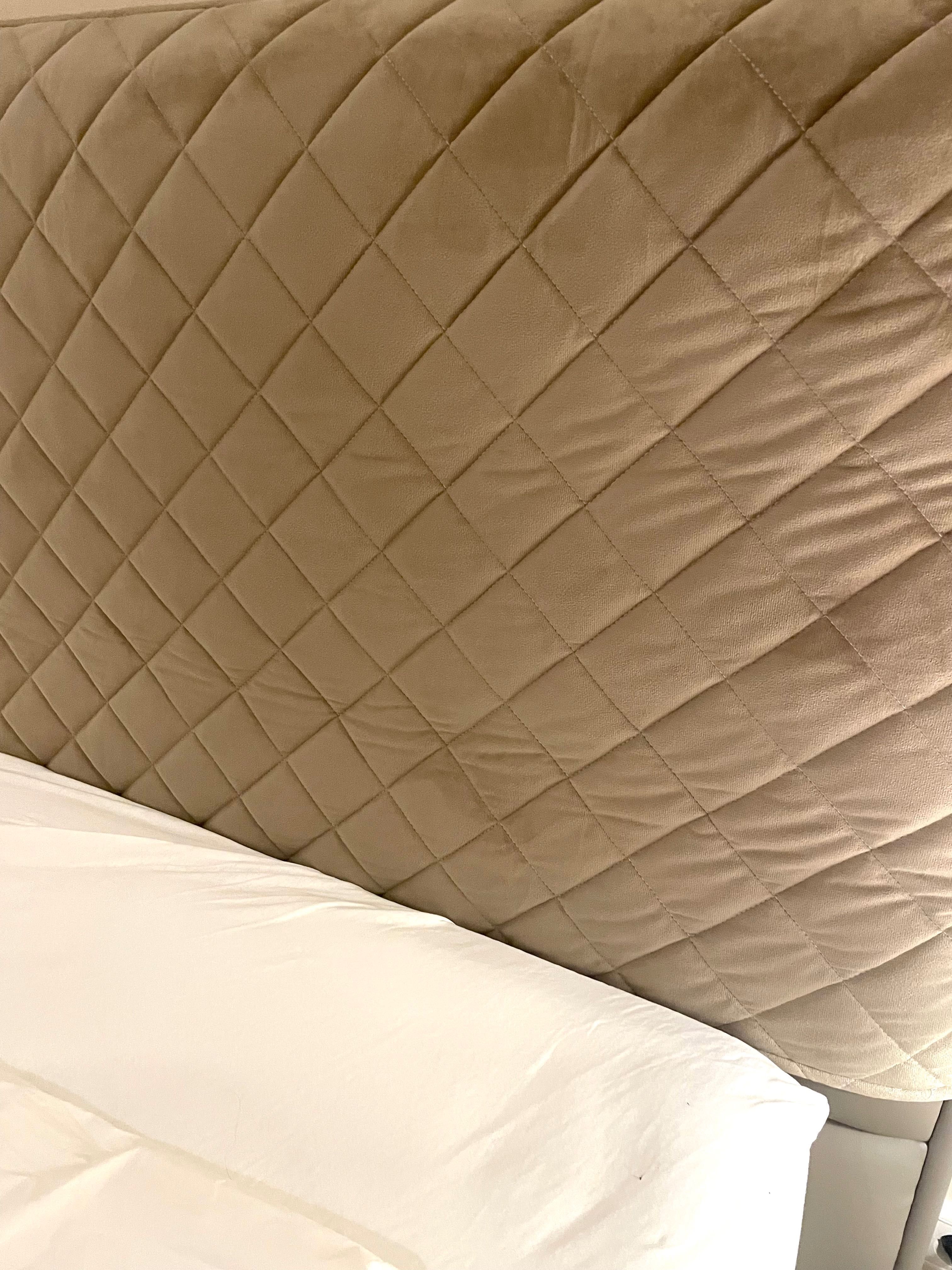 Sommier em cama de casal com cabeceira, 160 x200 negociável