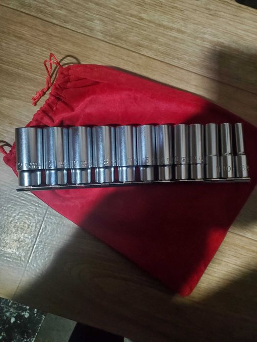 Продам довгі головки 3/8 toptul 8-22 мм