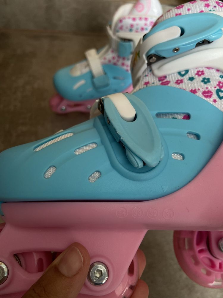 Patins de criança ajustáveis