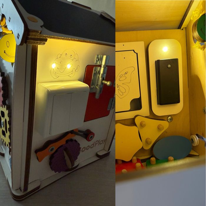 Будиночок розвиваючий/бізікуб 24х24х30 Good Play