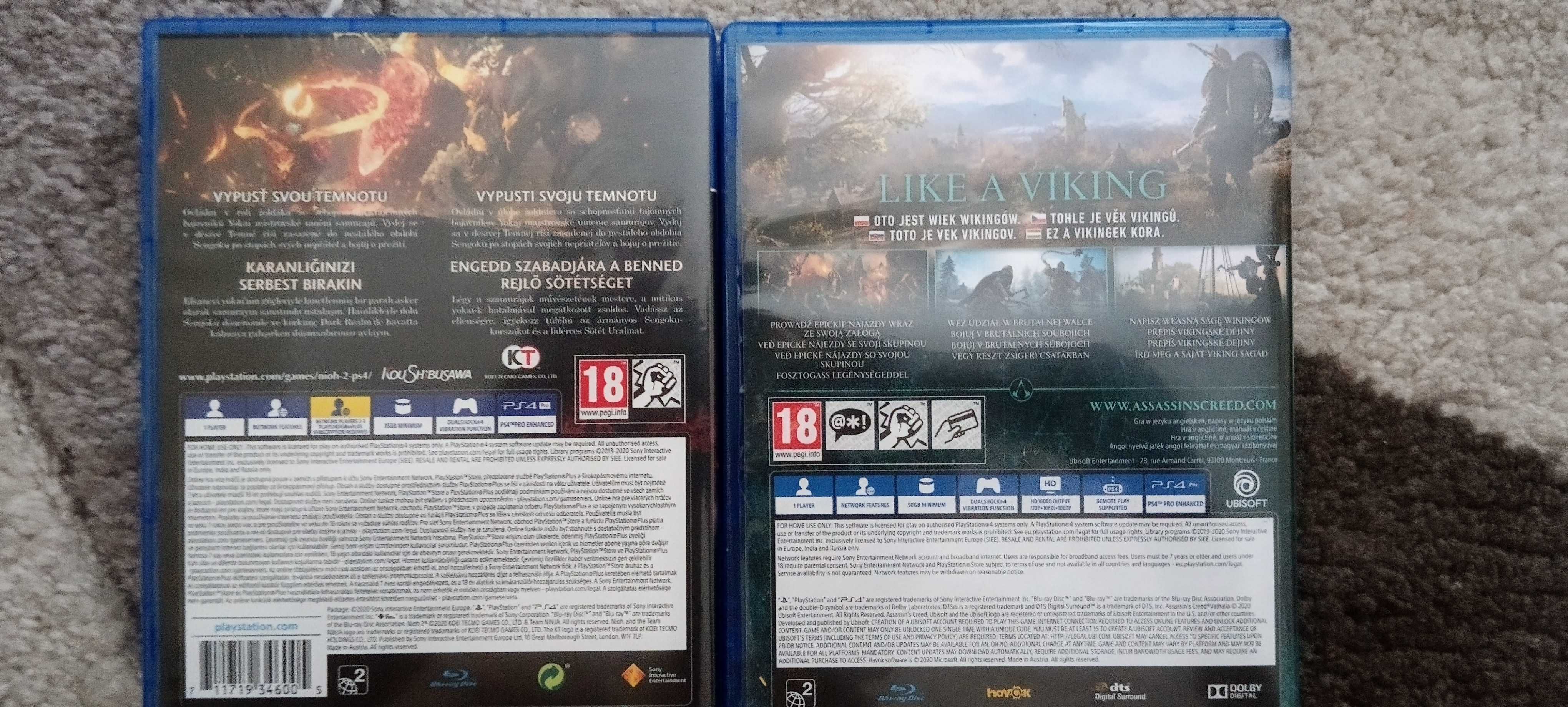 NIOH 2 диск ps4 рус