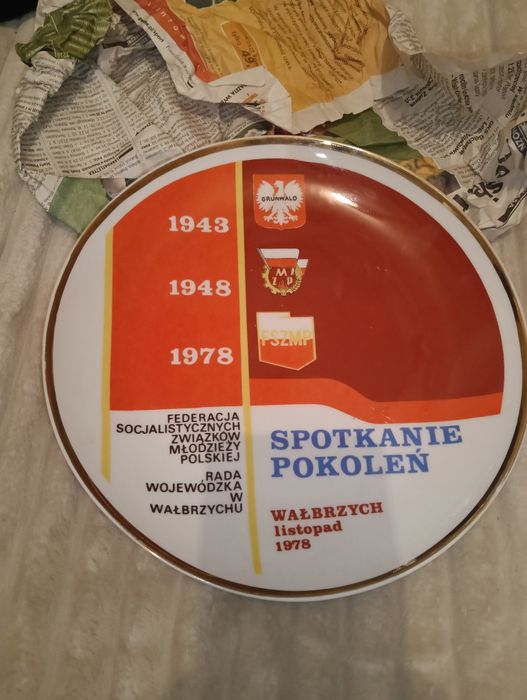 Talerz ozdobny na ścianę ZSRR